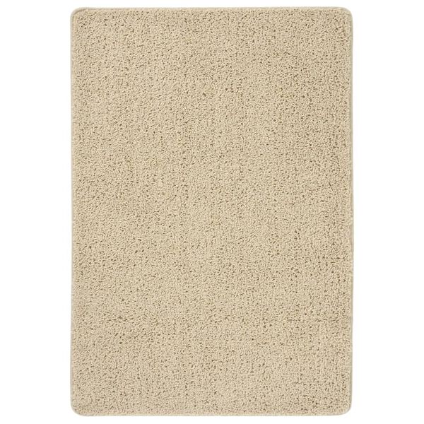 vidaXL Rug Cream 100% Polypropylene 47.2 x 66.9 in Rug Rectangular