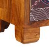 vidaXL TV Cabinet Multicolor Solid Acacia wood, Engineered wood 35.4 in