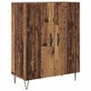 vidaXL Highboard Old Wood 27.36 x 13.39 x 70.87 in Engineered Wood