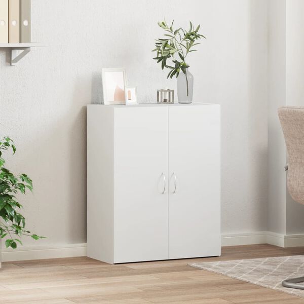vidaXL File Cabinet White Engineered Wood 23.6 x 12.6 x 30.5 in