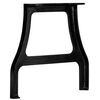 vidaXL Coffee Table Leg Set of 2 Black Cast iron Medium