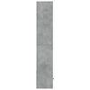 vidaXL Bookcase Concrete Grey Engineered Wood Tall Bookcase