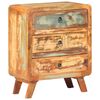 vidaXL Sideboard 23.6"x13.8"x29.5" Solid Reclaimed Wood