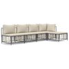 vidaXL Garden Lounge Set Anthracite