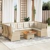 vidaXL Patio Lounge Set Beige, Brown