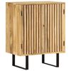 vidaXL Sideboard Natural Mango Wood Solid Mango Wood, Iron Medium