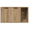 vidaXL Cat Litter Box Enclosure Artisan oak Engineered wood