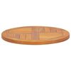 vidaXL Table Top Natural Teak Fine sanded teak hardwood 19.7 in Diameter