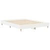 vidaXL Bed Frame 2 pcs White 59.84 x 79.92 in Engineered Wood
