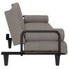 vidaXL Sofa Bed Taupe Plywood Large