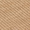 vidaXL Area Rug Natural Jute with latex backing Large Non-slip