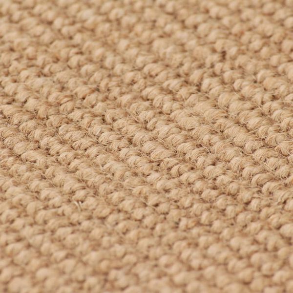 vidaXL Area Rug Natural Jute with latex backing Large Non-slip