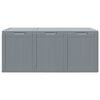 vidaXL Storage Box Grey Polypropylene Large Modern Lightweight