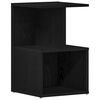 vidaXL Bedside Cabinet 2 pcs Black Oak 13.78 x 13.78 x 21.65 in