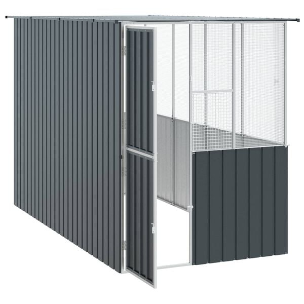 vidaXL Bird Cage Anthracite 315 x 167 x 200 cm Galvanized steel