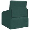 vidaXL Sofa Bed Dark Green 25.59 x 31.50 x 32.68 in Fabric