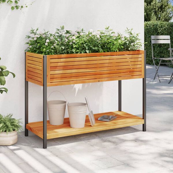 vidaXL Garden Planter Various natural wood tones