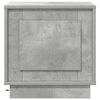 vidaXL Bedside Cabinet 2 pcs Concrete Grey 17.32 x 13.58 x 17.72 in