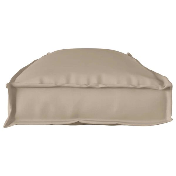 vidaXL Pallet Cushion for Bench Taupe 110 x 40 x 8 cm Oxford Fabric