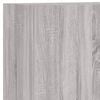 vidaXL TV Wall Unit Grey Sonoma Engineered wood 5 piece set
