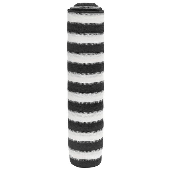 vidaXL Privacy Net Anthracite and White 5.9x164.0' HDPE 2.13 oz/ft&sup2;
