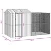 vidaXL Bird Cage Anthracite 418 x 210 x 247 cm Galvanized steel
