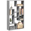 vidaXL Bookcase Grey Sonoma Engineered Wood Medium Bookcase