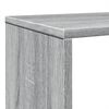 vidaXL Book Cabinet Grey Sonoma Engineered Wood