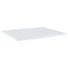 vidaXL Shelf Set of 4 High gloss white Engineered wood