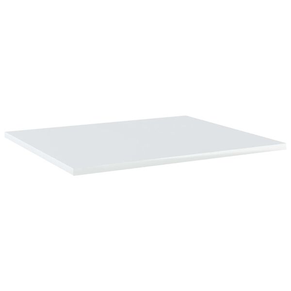 vidaXL Shelf Set of 4 High gloss white Engineered wood