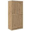 vidaXL Wardrobe Artisian Oak 32.48 x 20.28 x 70.87 in Engineered Wood
