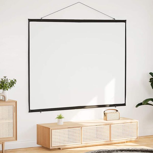 vidaXL Projection Screen Wall-Hanging 100 Inch 4:3