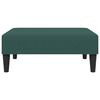 vidaXL Sofa Set Dark Green Velvet, Foam, Wood, Plastic 2 Piece