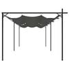 vidaXL Pergola with Retractable Roof Anthracite 231.9"x115"x90.6"