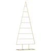 vidaXL Metal Christmas Tree Black Powder-coated steel Large Collapsible