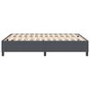 vidaXL Platform Bed Frame Dark Grey 62.99 x 78.74 in Fabric