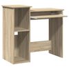 vidaXL Desk Sonoma Oak Engineered Wood 33.1 x 15.7 x 30.7 in Desk