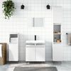 vidaXL Bathroom Furniture Set White Engineered wood, Metal Large