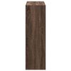 vidaXL Bookcase Brown Oak Engineered Wood Medium Storage Bookcase