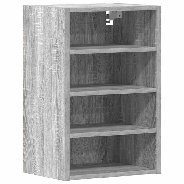 vidaXL Hanging Cabinet Grey Sonoma Engineered wood 15.7x11.6x23.6 in