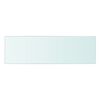 vidaXL Glass Panel Clear Tempered glass 19.7 x 5.9 in Glass surface