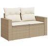 vidaXL Garden Sofa Set Beige