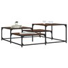 vidaXL Coffee Table Brown Oak Engineered wood and metal