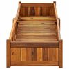 vidaXL Raised Bed Brown Acacia Wood Large Durable Garden Raised Bed