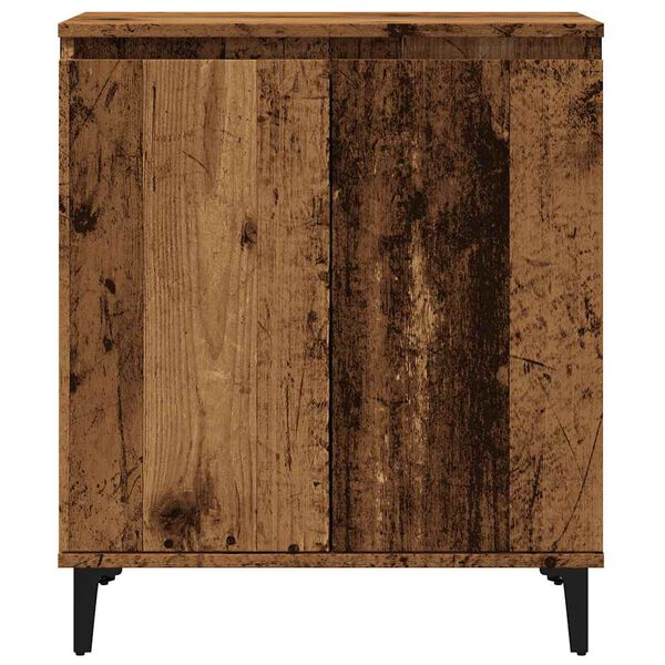 vidaXL Sideboard Vintage Wood Engineered Wood 23.6x13.8x27.6 in