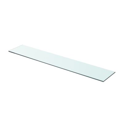 vidaXL Shelf Panel Glass Clear 31.5"x5.9"