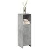 vidaXL Bathroom Cabinet Concrete Gray Engineered Wood Narrow and Tall