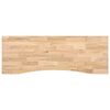 vidaXL Desk Top Natural Oak Solid Oak Wood 55.1in x 23.6in x 1.0in