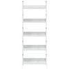 vidaXL Shelf Cabinet White Engineered wood, Steel Medium Shelf Cabinet