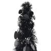 vidaXL Pop-up Christmas Tree Black PET Medium Collapsible